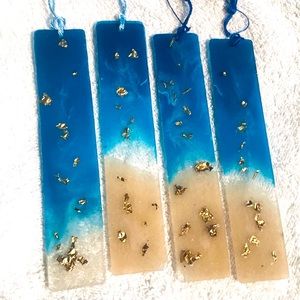 Bookmarks with gold leaf